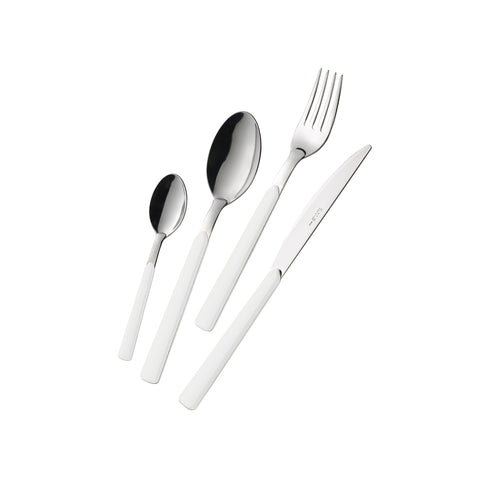 Besteckset 24-teilig aus Stahl Fast Weiß