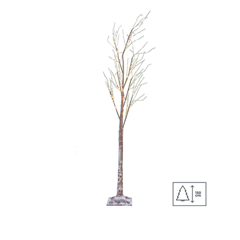 Weihnachtsbaum mit Ästen und 210 LED-Lichtern 150cm
