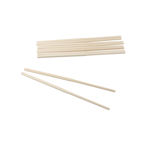 Set mit 10 Essstäbchen aus Bambus, 22,5 cm