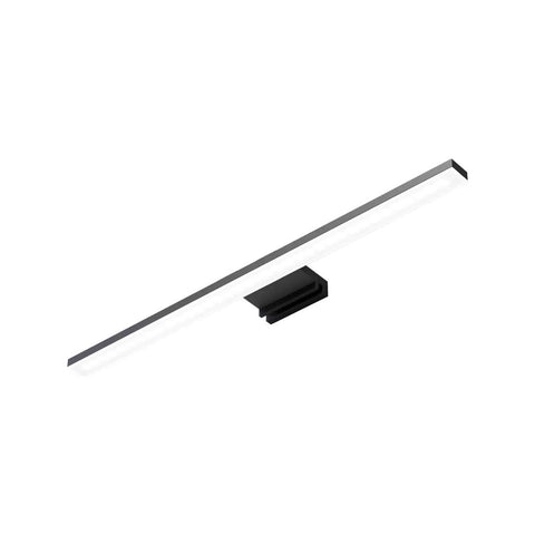 Universal-LED-Spiegelleuchte aus mattem schwarzem ABS, 5W, 4000K, 30cm