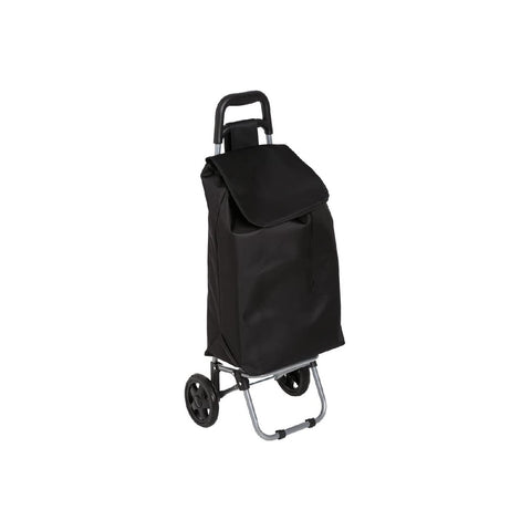 Einkaufstrolley, faltbar, schwarz, 30 l
