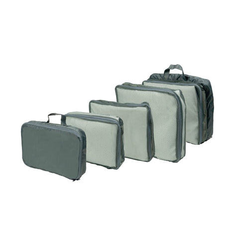 Set 5 Koffer-Organizer Grau