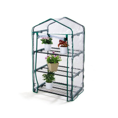 Gewächshaus A 3 Etagen Mit PVC-Abdeckung 70x47x7cm
