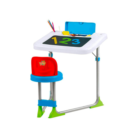 Schulbank 2-in-1 mit Tafel und Sitz