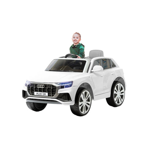 Elektroauto Audi Q8 Weiß 12V 4,5Ah 116x73x54cm