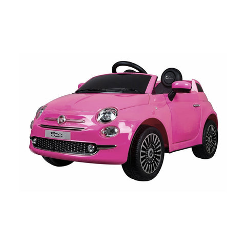Elektroauto Fiat 500 Rosa 12V 4,5Ah 110x58,4x53cm