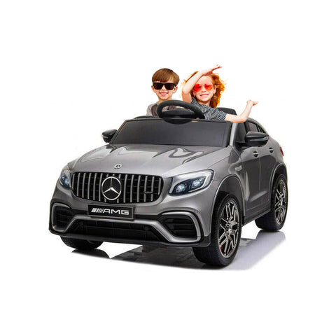 Elektroauto Mercedes AMG GLC 63S Grau 12V 7Ah 115x70x55cm
