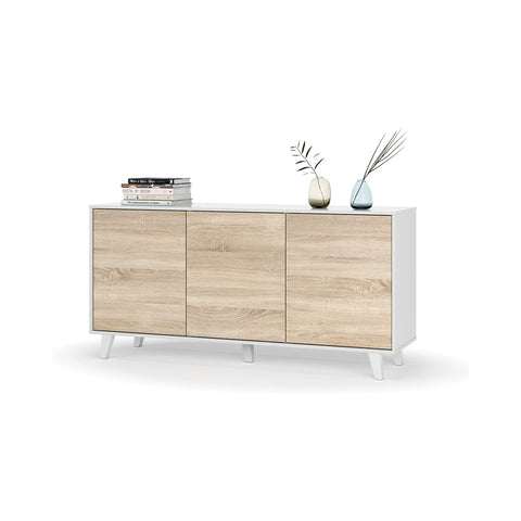 Sideboard mit 3 Türen 75x154x41cm