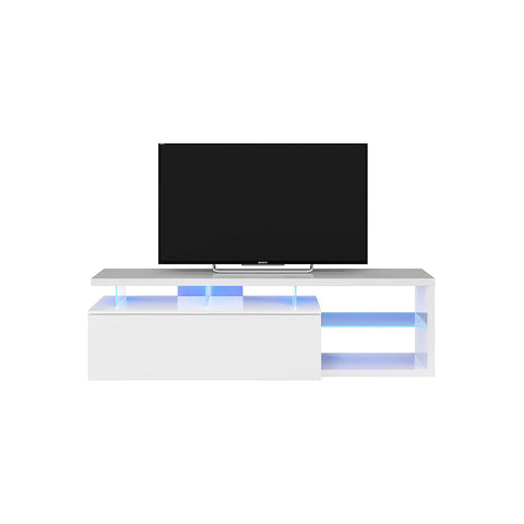 Wohnzimmermöbel TV-Bank Weiß 43x150x41cm