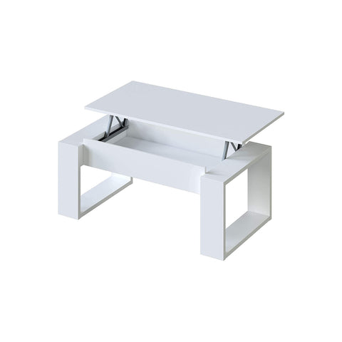 Couchtisch mit höhenverstellbarer Platte 105x55x45cm