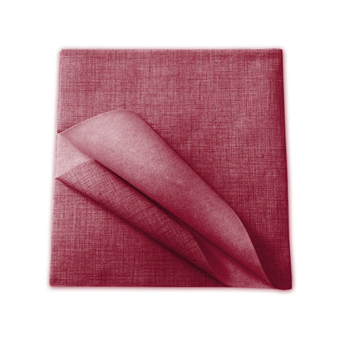 Set 100 TNT-Tischdecken Bordeaux 100x100cm Einweg