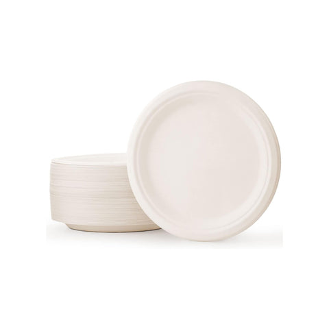 Set mit 50 Einweg-Speisetellern, Ø 21 cm
