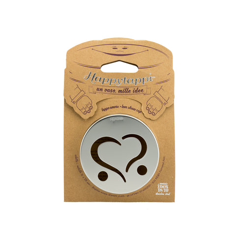Deckel für Gläser mit Herz 70mm
