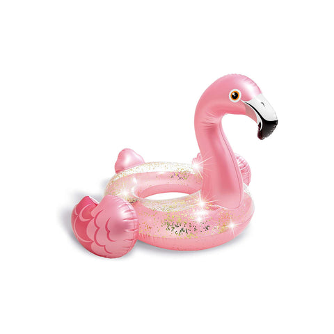 Glitzer-Flamingo-Schwimmring 119cm