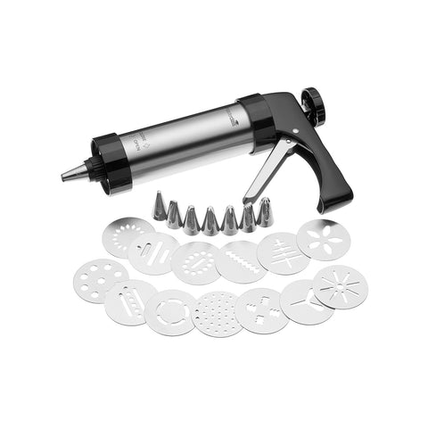 Gebäckpresse mit Edelstahlaufsätzen