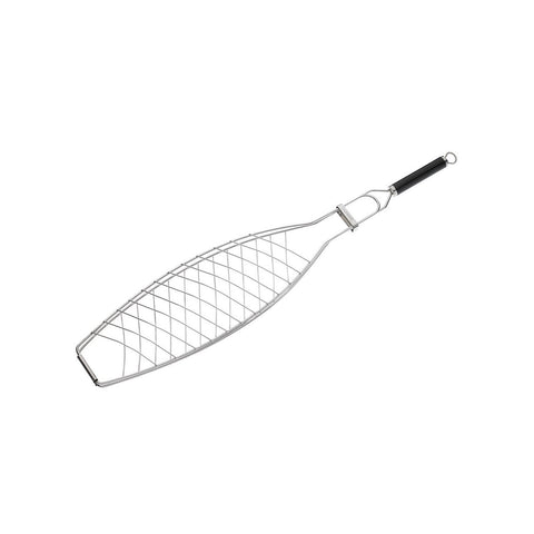 Grillzange für Fisch aus Edelstahl