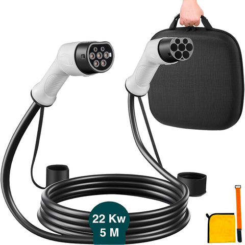 Ladegerät für Elektroautos und Ladestation mit Gehäuse 32a 5m
