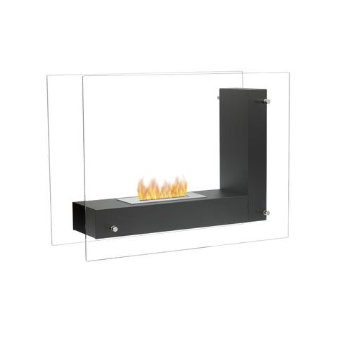 Bioethanol-Kamin Achille Schwarz, stehend