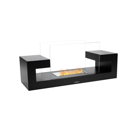 Bioethanol-Standkamin Mercurio Schwarz