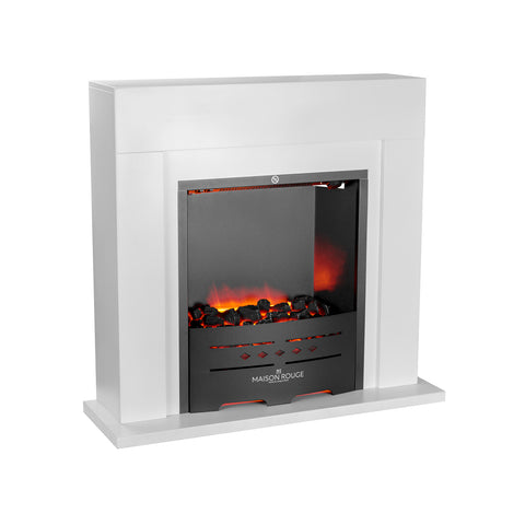 Camino Elettrico Con Cornice In Legno 750/1500w - 25P x 77L x 72,5H cm
