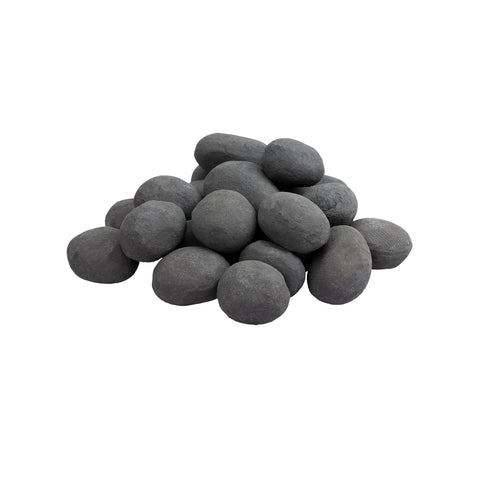 Set 24 Ciottoli Teti Nero