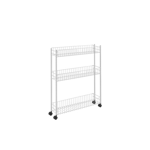 Scaffaletto 3 Piani Smontabile 58x16x72cm