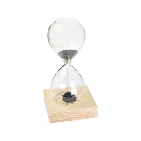 Dekorative Sanduhr mit Magnetsand 16cm