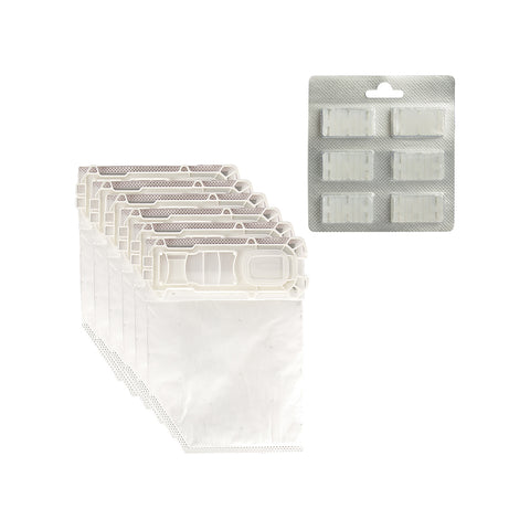 Hygiene-Set für Vorwerk Kobold VK135 VK136 – 12 Beutel + 12 Duftchips