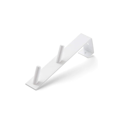 Garderobenhaken mit 2 Haken für Tür und Schrank 18x3x4,7cm