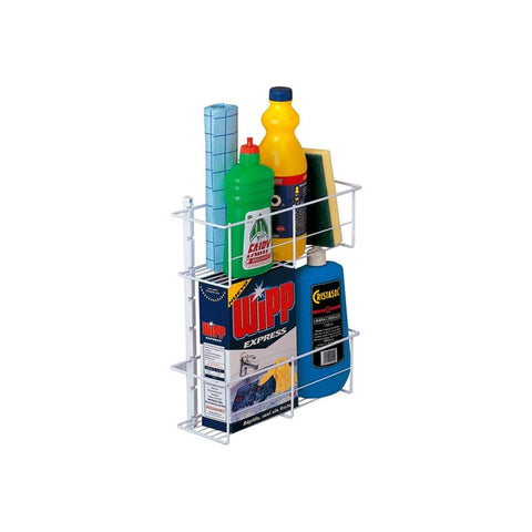 Scaffale Portaoggetti Multiuso A 2 Ripiani In Metallo 33x37,5x12cm