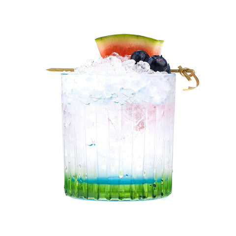 6 Gipsy Gläser Transparent/Grün 360ml