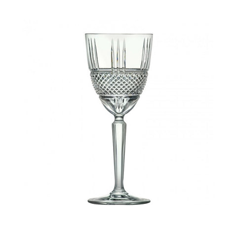 Set mit 6 Brillant-Gläsern, transparent, 29cl