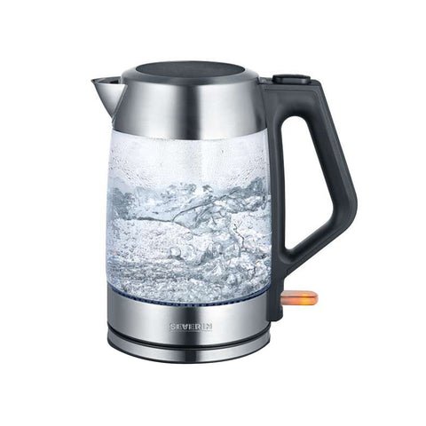 Glas-Wasserkocher aus Edelstahl 1,7l 2200w