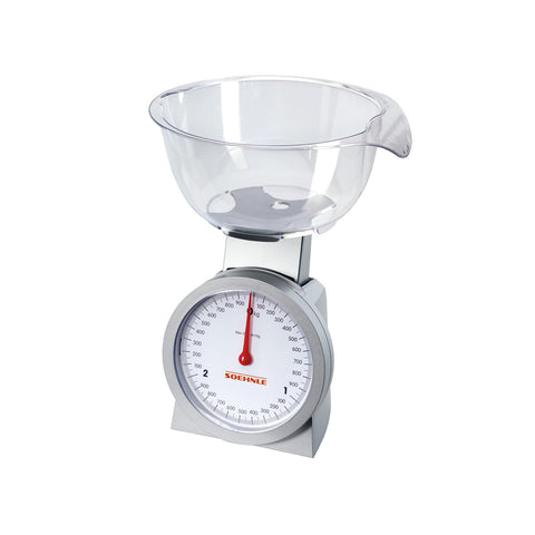 Mechanische Küchenwaage mit Schüssel