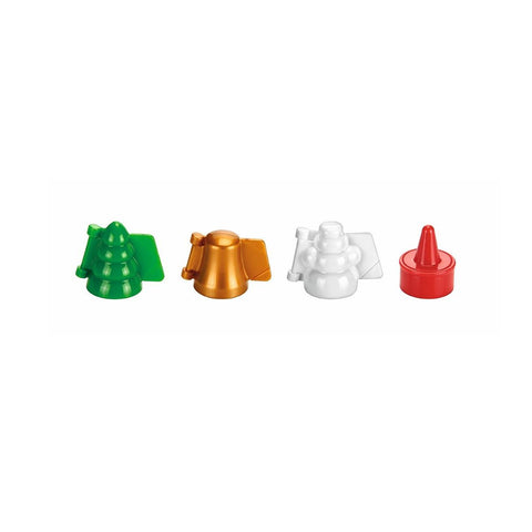 Set 4 Stampi Natalizi Tridimensionali