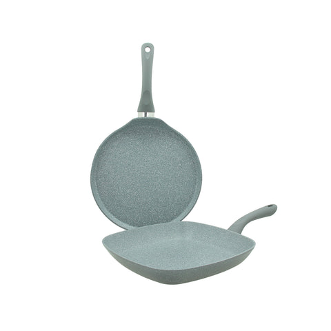 Antihaft-Crêpe- und Grillpfannen-Set 28cm