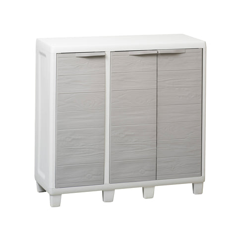 Niedriger Schrank mit 3 Türen 65x38x94cm