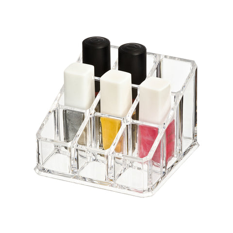 Lippenstift-Organizer aus Acryl mit 9 Fächern