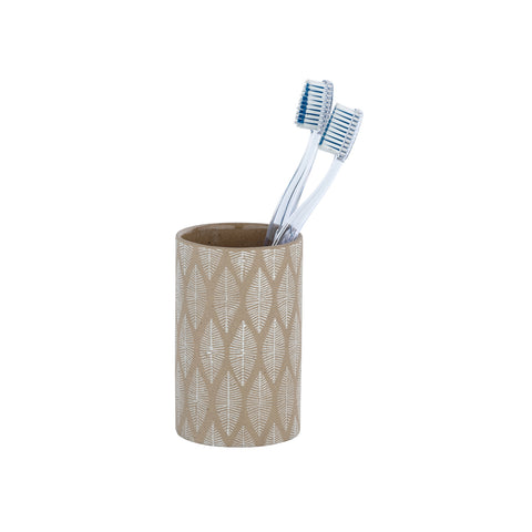 Zahnbürstenhalter aus Keramik Tupian Beige