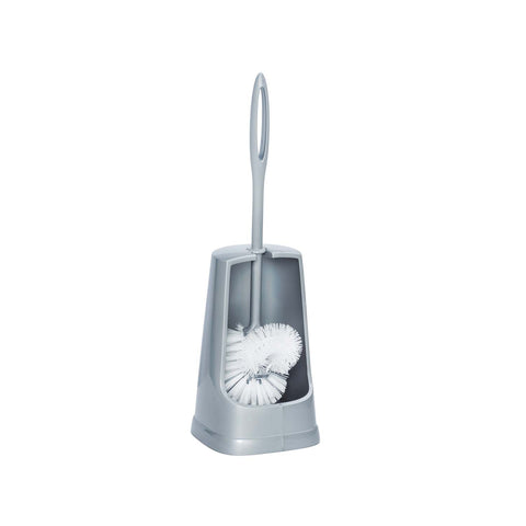 Set Bagno Simple Grigio Con Pulitore Di Bordi