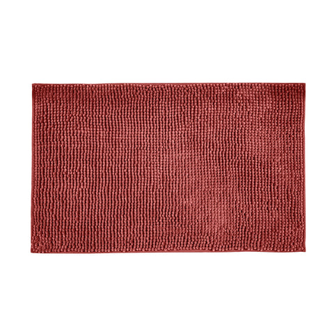Badteppich Chenille Rot 50x80cm