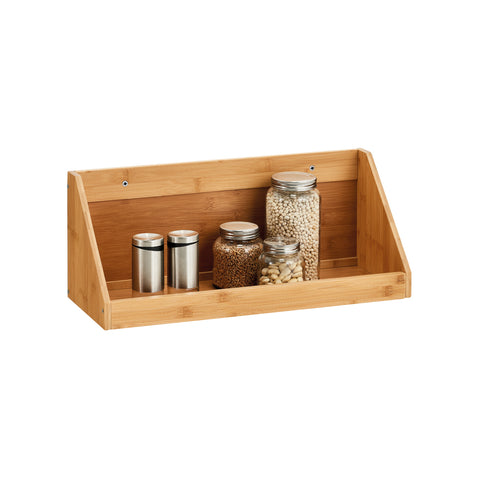 Wandregal Bambus 50x20x20cm