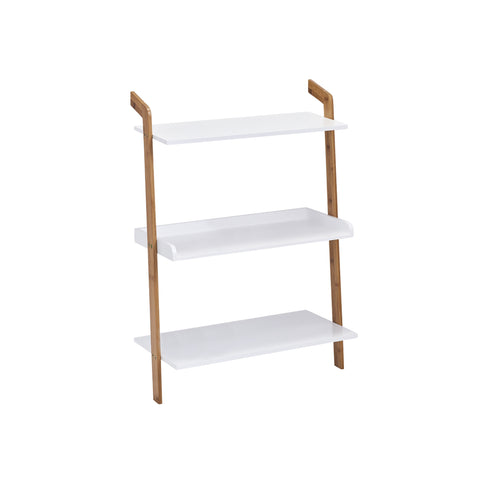 Organizer aus Bambus/MDF, weiß, 3 Ablagen