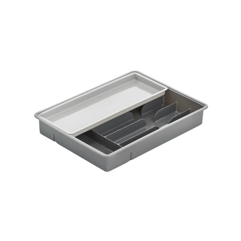 immagine-1-zeller-portaposate-con-6-scomparti-in-plastica-grigia-ean-4003368248738