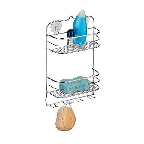 immagine-2-axentia-mensola-per-doccia-a-2-ripiani-in-metallo-ean-4009977869319