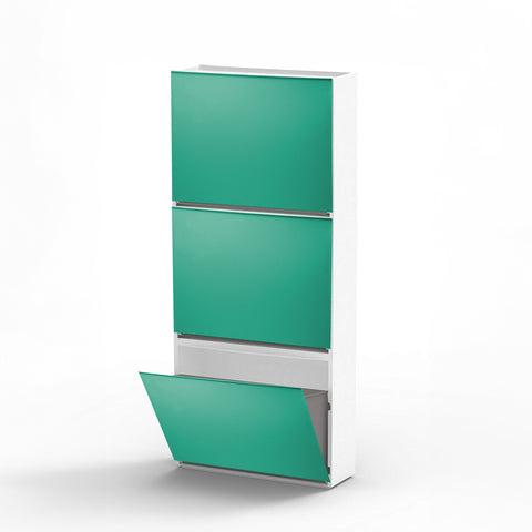 immagine-2-belli-e-forti-scarpiera-liscia-a-parete-16x515x39cm-verde-ean-8001499307061