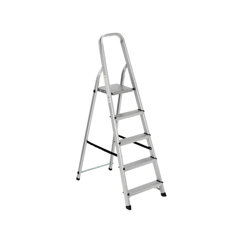 Klappleiter mit 5 Stufen aus Aluminium