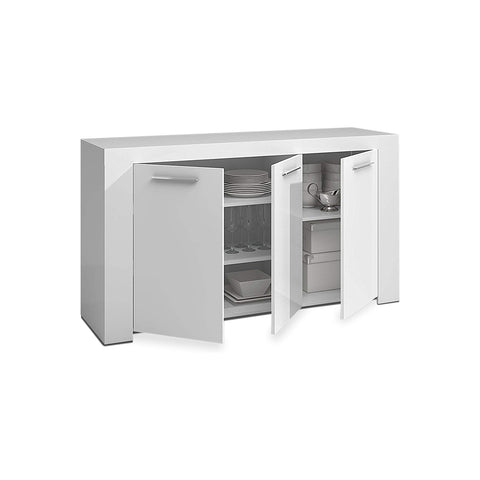 immagine-2-habitdesign-mobile-buffet-a-3-ante-bianco-144x42x80cm-ean-8423490265889