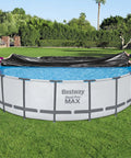 immagine-3-bestway-telo-copripiscina-rotondo-blu-da-549cm-ean-6942138918311