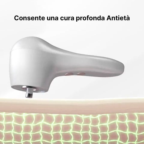 Testina massaggiante per cura profonda antietà della pelle, accessorio beauty per trattamenti viso e skincare avanzato